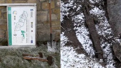 Bazylika w Krzeszowie. Znaleźli niemiecki karabin i radziecki granat