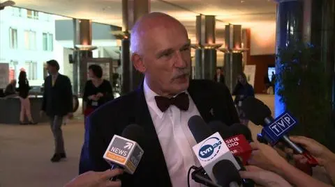 Janusz Korwin-Mikke w Brukseli