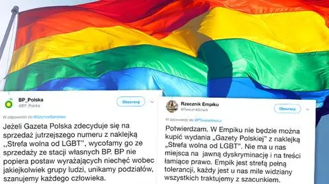 Gazeta promuje naklejki z napisem "Strefa wolna od LGBT". Ambasador USA "rozczarowana i zaniepokojona" (wideo z 19.07)