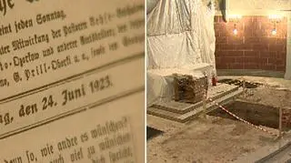 Historyczne skarby znaleziono podczas remontu w jednej ze starych rur