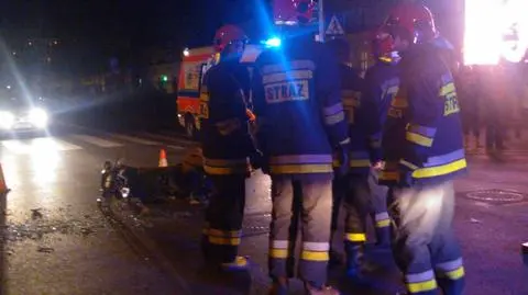 Poznań: Kierowca jednośladu w ciężkim stanie po wypadku
