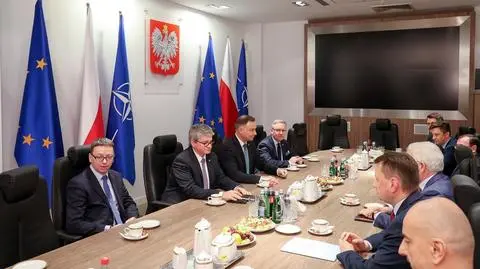 W Biurze Bezpieczeństwa Narodowego odbyło się spotkanie prezydenta z premierem i ministrami
