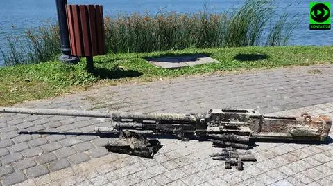 Działko wyłowiono z jeziora