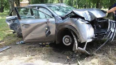 Samochód, którym jechał 32-letni Michał B. 