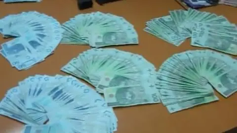 Napad na bank w Krakowie.
40 tys. zł w domu podejrzanego