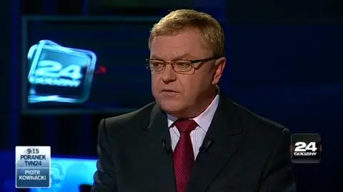 Zbigniew Chlebowski w programie "24 godziny"