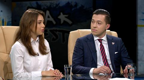 Dominika Łabno i Jan Strzeżek w Tak Jest