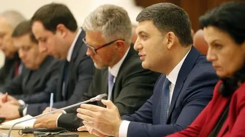 Premier Wołodymyr Hrojsman. Politycy ukraińscy objęci rosyjskimi sankcjami