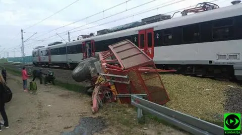 Policja ustala okoliczności tego wypadku 