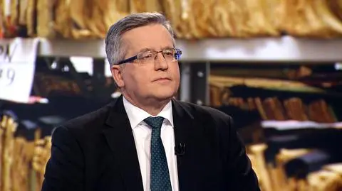 Bronisław Komorowski był gościem „Faktów po Faktach”