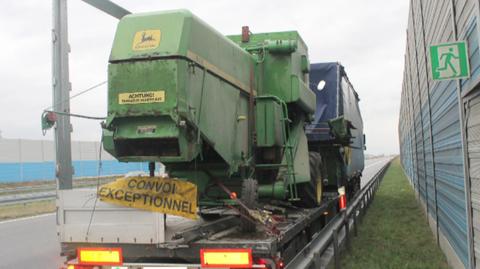 Tir wjechał w barierkę. Kierowca próbował uciec