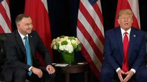 Andrzej Duda spotkał się z Donaldem Trumpem w Nowym Jorku