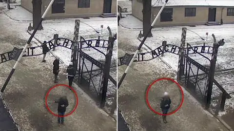 Pół roku w zawieszeniu i grzywna za "hajlowanie" pod bramą Auschwitz