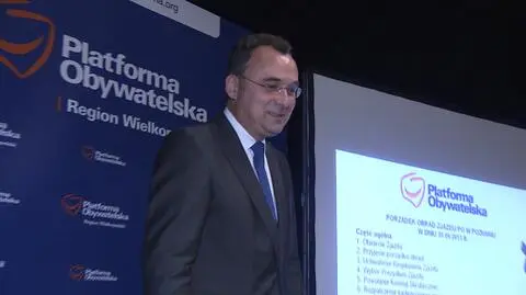 Kaczmarek ponownie szefem PO w Poznaniu. Był jedynym kandydatem