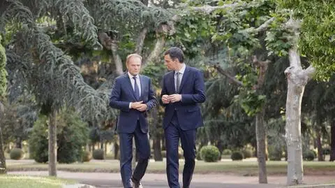 Donald Tusk i Pedro Sanchez spotkali się w Madrycie