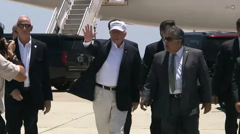 Wybory prezydenckie w USA. Donald Trump na granicy z Meksykiem