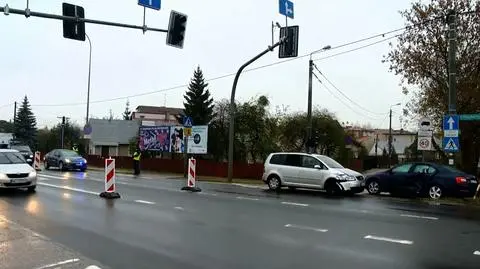 Kolizja drogowa. Białystok