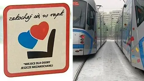 "Zakochane" tramwaje na ulicach Wrocławia