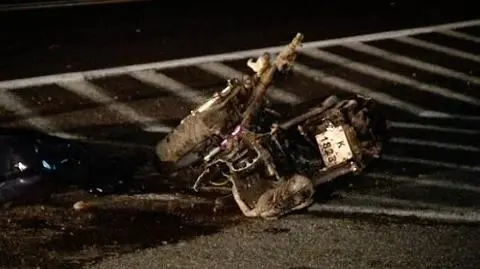 Auto uderzyło w skuter. 17-latek nie miał szans