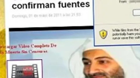 "Osama nie żyje". Uwaga na wirusy, spam i phishing
