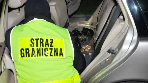 Sześć kilogramów bursztynu na granicy