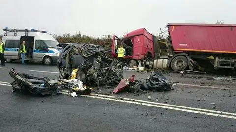 Wypadek na drodze wojewódzkiej nr 352