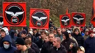 Jeden z pochodów rosyjskich skinheadów