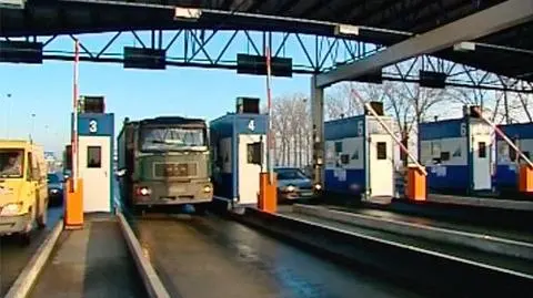 Zaparkował przy bramce