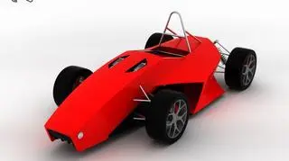 Bolid Formyły Student zaprojektowany przez koło naukowe "PolSl Racing"