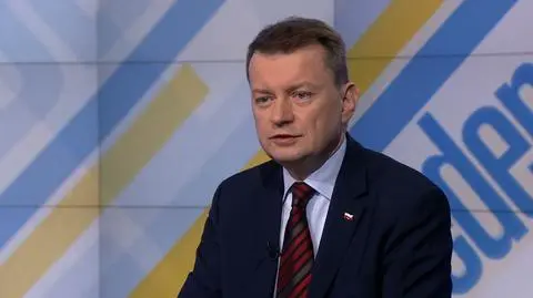 Mariusz Błaszczak w "Jeden na jeden" w TVN24