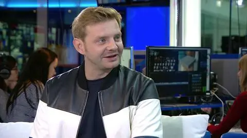 Rafał Zawierucha we "Wstajesz i weekend" w TVN24