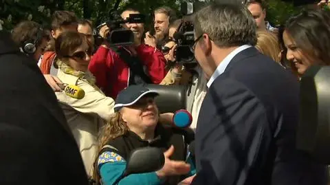 Niepełnosprawna rozmawiała z Komorowskim. Startowała z list PO-PiS