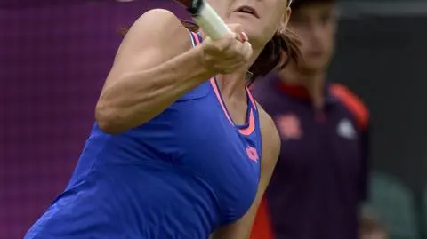 Agnieszka Radwańska w pojedynku z Julią Goerges