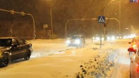 Biało, ślisko i mroźnie