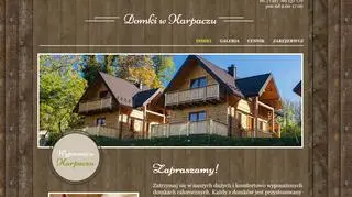 Strona oferująca wynajem domków w górach została zablokowana 