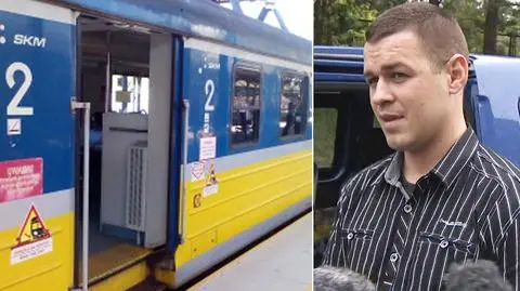 Pan Szymon chce odszkodowania od SKM-ki. 