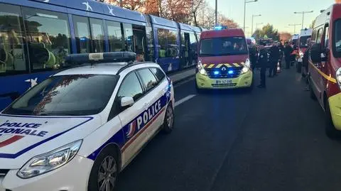 Wielu rannych w wyniku zderzenia tramwajów w Montpellier