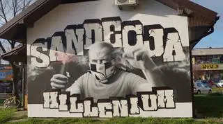 Mural na osiedlu Milenium