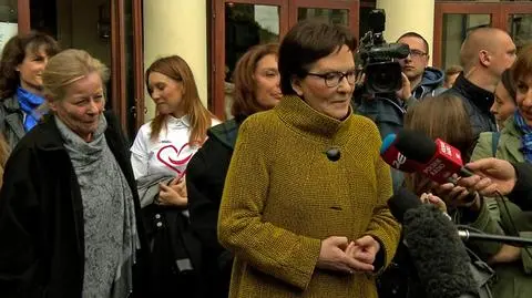 Premier Kopacz podsumowała kampanię wyborczą i skrytykowała Szydło