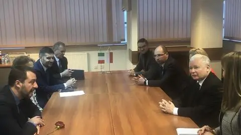 Meeting between Jarosław Kaczyński and Matteo Salvini in Warsaw