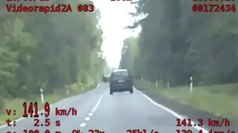 Pędził ponad 140 km/h. Był pijany