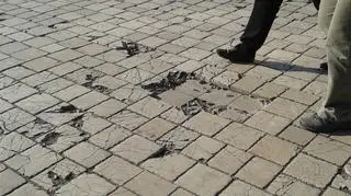 Nie wiadomo co stało się z kostką brukową ze Słupska