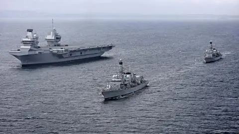 Brytyjski lotniskowiec HMS Queen Elizabeth