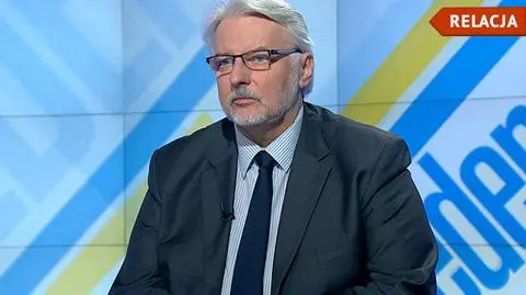 Szef MSZ Witold Waszczykowski gościem "Jeden na jeden"