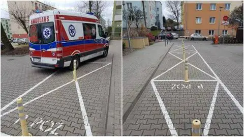 Poznań: Karetki kontra gumowe słupki