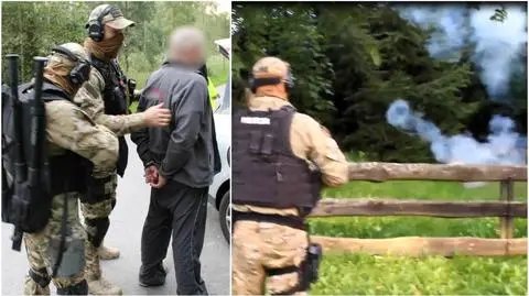 Padły strzały, szybko się poddał. Policja zatrzymała ściganego listem gończym