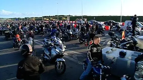 Motocykliści skutecznie utrodniali wjazd na A1