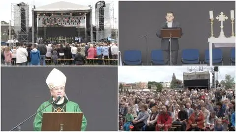 W niedzielę miały odbyć się koncerty, zamiast tego ze sceny odprawiono mszę
