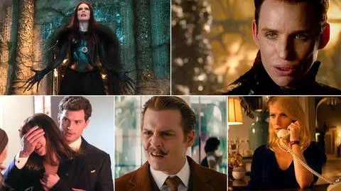 Julianne Moore, Eddie Redmayne, Johnny Depp, Gwyneth Paltrow "gwiazdami" Złotych Malin
