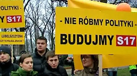 Protest pod Kancelarią Rady Ministrów
